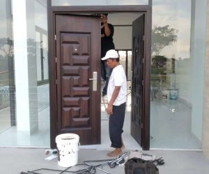 cara pasang pintu baja Fortress