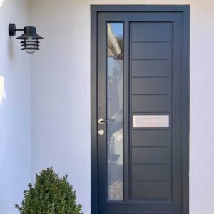 pintu aluminium 1 daun minimalis