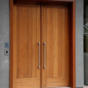 pintu kayu 2 daun minimalis