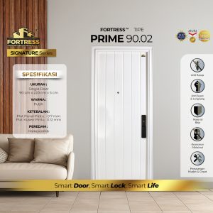 Pintu Fortress Tipe PRIME 90.02 WHITE Bahan Baja